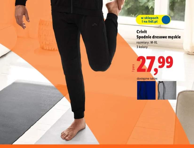 spodnie dresowe męskie