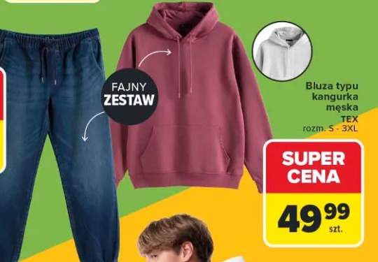 bluza typu oversize